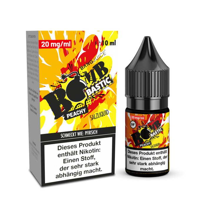 Bang Juice - BOMBBASTIC - Peachy Liquid 10 ml 20 mg