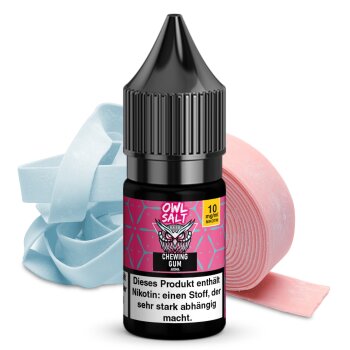 OWL SALT Nikotinsalzliquid Chewing Gum 10 ml 10 mg