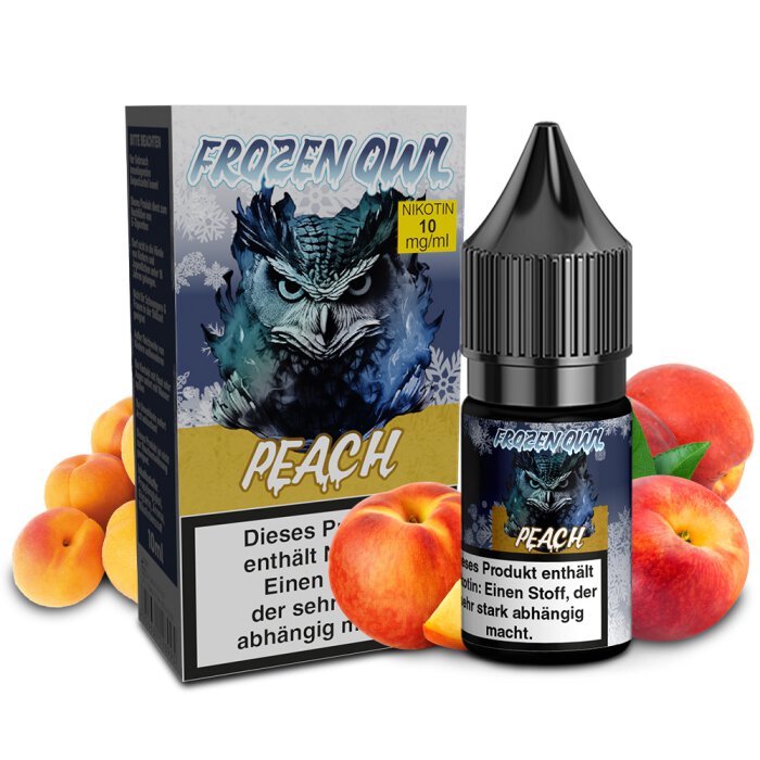 Frozen OWL Peach Nikotinsalz Liquid 10 ml 10 mg