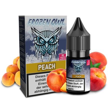 Frozen OWL Peach Nikotinsalz Liquid 10 ml 20 mg