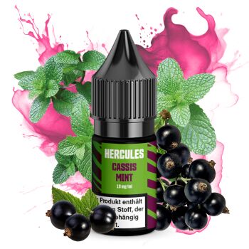 Hercules Nikotinsalzliquid Cassis Mint 10 ml 10 mg