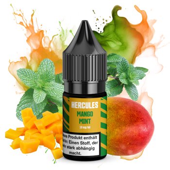 Hercules Nikotinsalzliquid Mango Mint 10 ml 10 mg