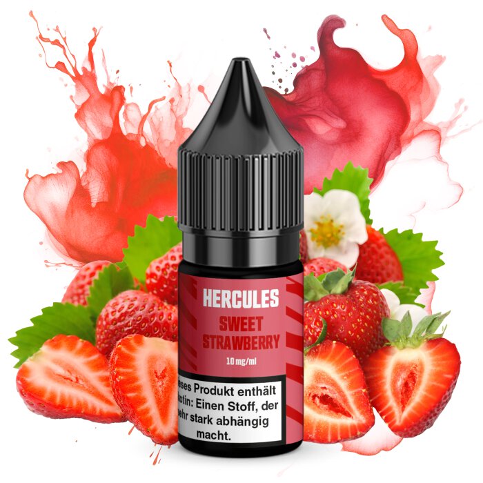 Hercules Nikotinsalzliquid Sweet Strawberry 10 ml 10 mg