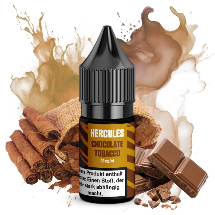 Hercules Nikotinsalzliquid Chocolate Tobacco 10 ml 20 mg