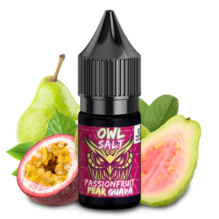 OWL SALT Liquid Passionfruit Pear Guava 10 ml 0 mg