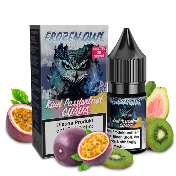 Frozen OWL Kiwi Passionfruit Guava Nikotinsalz Liquid 10 ml 20 mg
