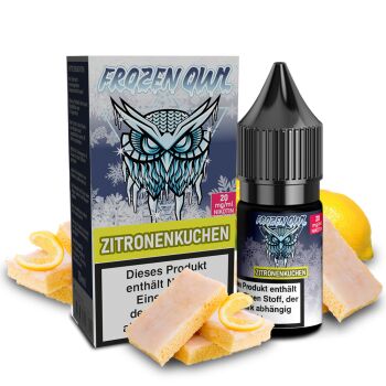 Frozen OWL Zitronenkuchen Nikotinsalz Liquid 10 ml 20 mg