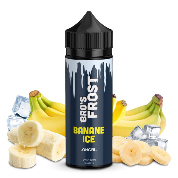 The Bros Frost Banane Ice 10 ml in 120 ml Flasche
