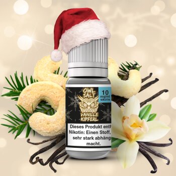 OWL SALT Nikotinsalzliquid Vanillekipferl 10 ml 10mg