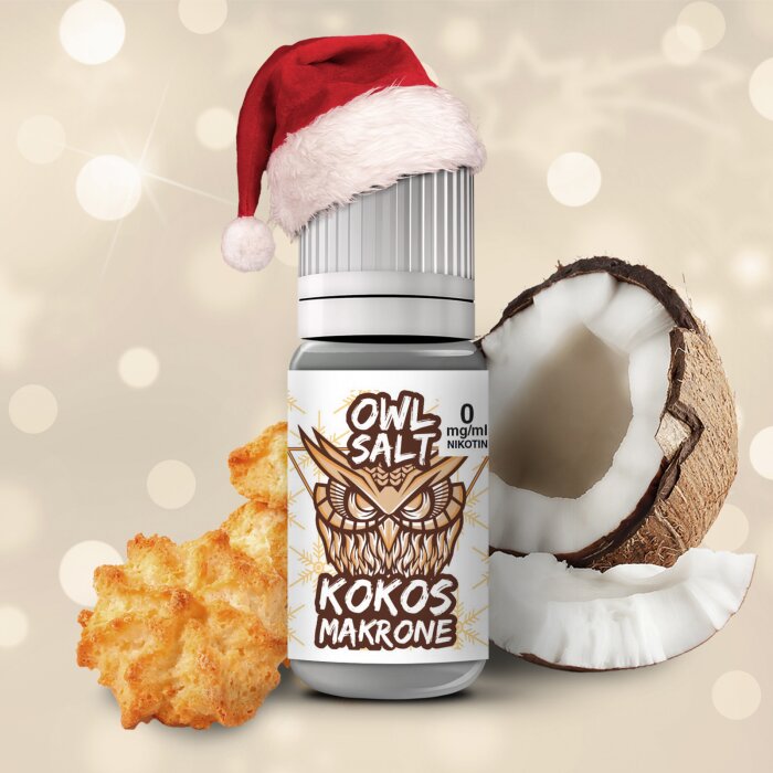 OWL SALT Nikotinsalzliquid Kokosmakrone 10 ml