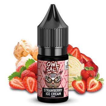 OWL Salt Liquid Strawberry Ice Cream 10 ml