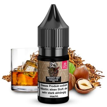 OWL SALT Nikotinsalzliquid Whiskey Nut Tobacco 10 ml 20 mg
