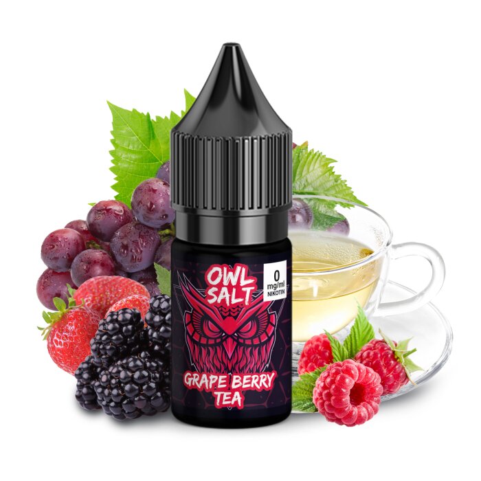 OWL SALT Liquid Grape Berry Tea 10 ml 0 mg