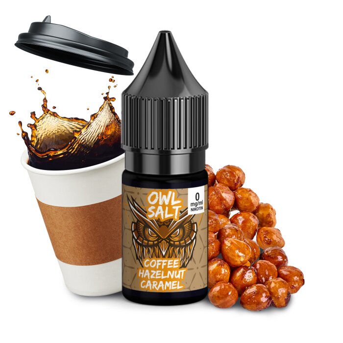 OWL SALT Nikotinsalzliquid Coffee Hazelnut Caramel 10 ml
