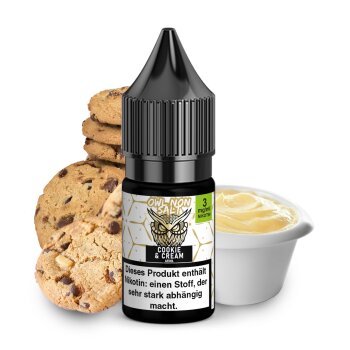 OWL Non SALT Liquid Cookie & Cream 10 ml