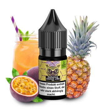 OWL Non SALT Liquid Maracuja Ananas Limo 10 ml