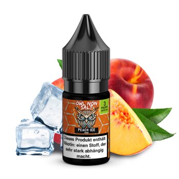 OWL Non SALT Liquid Peach Ice 10 ml