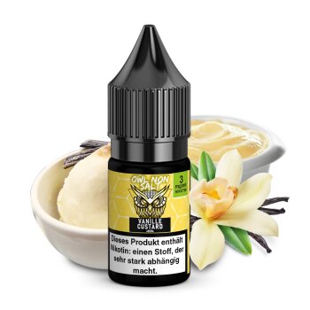 OWL Non SALT Liquid Vanilla Custard 10 ml