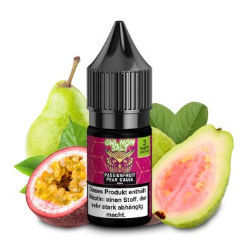 OWL Non SALT Liquid Passionfruit Pear Guava 10 ml