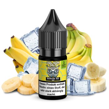 OWL Non SALT Liquid Banana Ice 10 ml