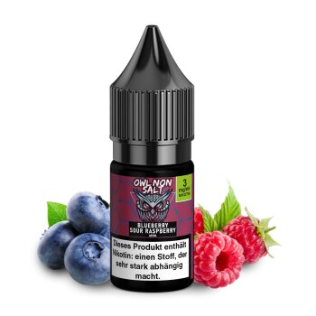 OWL Non SALT Liquid Blueberry Sour Raspberry 10 ml