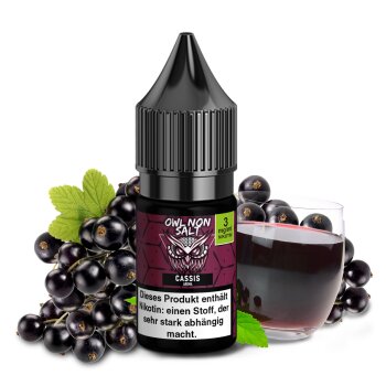 OWL Non SALT Liquid Cassis 10 ml