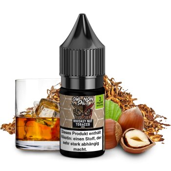 OWL Non SALT Liquid Whiskey Nut Tobacco 10 ml