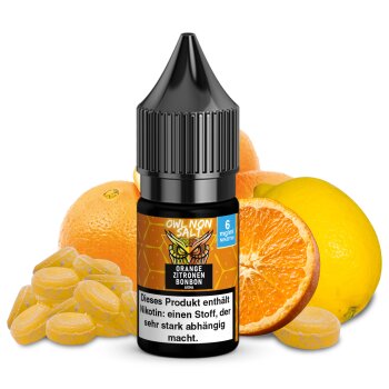 OWL Non SALT Liquid Orange Zitronenbonbon 10 ml 6 mg