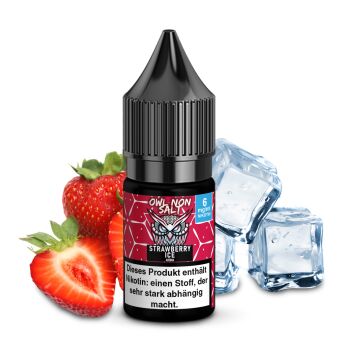 OWL Non SALT Liquid Strawberry Ice 10 ml 6 mg
