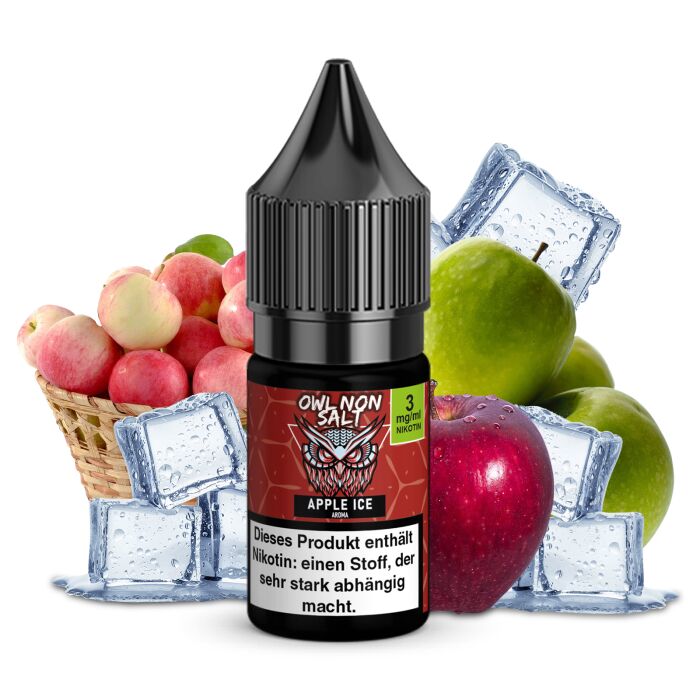 OWL Non SALT Liquid Apple Ice 10 ml 3 mg