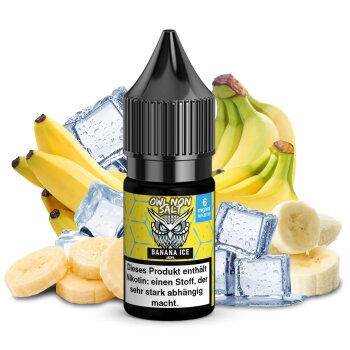 OWL Non SALT Liquid Banana Ice 10 ml 6 mg