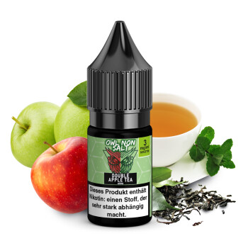 OWL Non SALT Liquid Doule Apple Tea 10 ml 3 mg