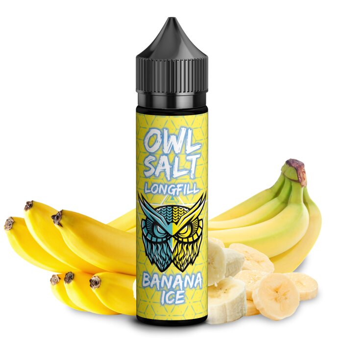OWL Salt Longfill Banana Ice 10 ml in 60 ml