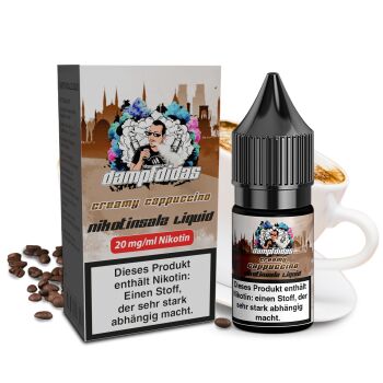 Dampfdidas Nikotinsalz - Creamy Cappuccino 10 ml 20 mg