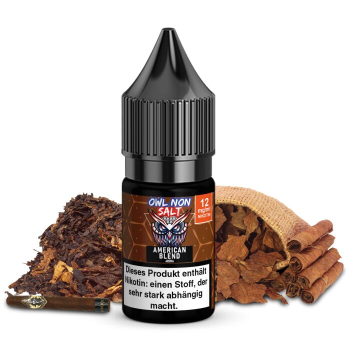 OWL Non SALT Liquid American Blend 10 ml 12 mg