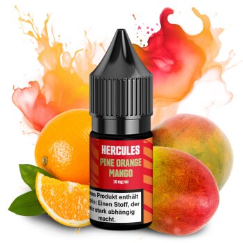 Hercules Nikotinsalzliquid Pine Orange Mango 10 ml 10 mg