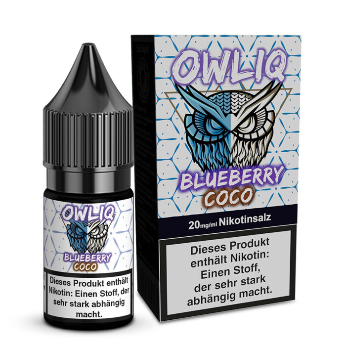 Liquid Blueberry Coco Aroma - OWLIQ 10 ml 20 mg