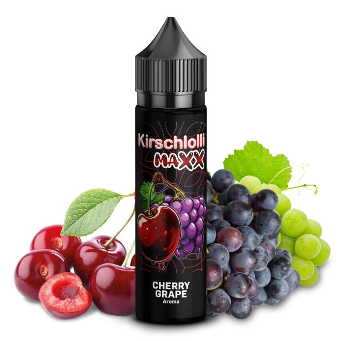 Kirschlolli MAXX Longfill - Cherry Grape 10 ml Aroma