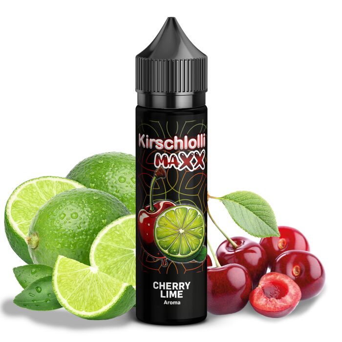 Kirschlolli MAXX Longfill - Cherry Lime 10 ml Aroma