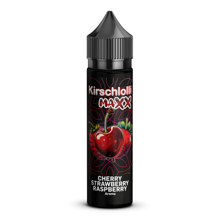 Kirschlolli MAXX Longfill - Cherry Strawberry Raspberry 10 ml Aroma