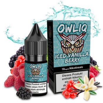 Liquid Iced Vanilla Berry Aroma - OWLIQ 10 ml 10 mg