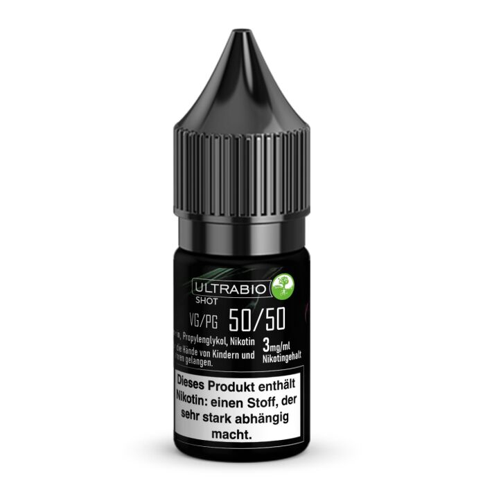 Ultrabio Shot 50VG/50PG 3 mg mit Banderole