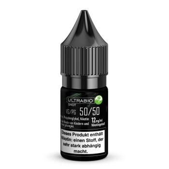 Ultrabio Shot 50VG/50PG 12 mg mit Banderole