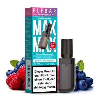 Elfbar - MAX Refill Pod 10 ml 20 mg Nikotinsalz