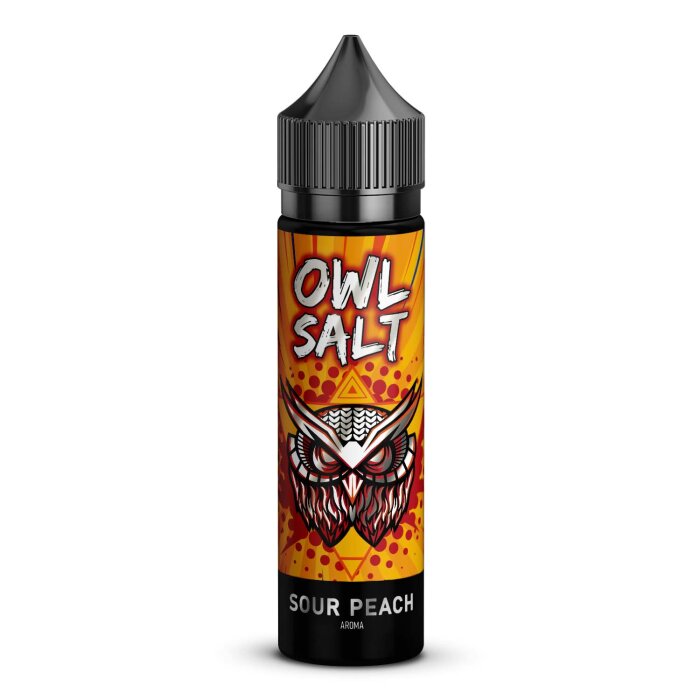 OWL Salt Longfill Sour Peach Aroma 10 ml in 60 ml