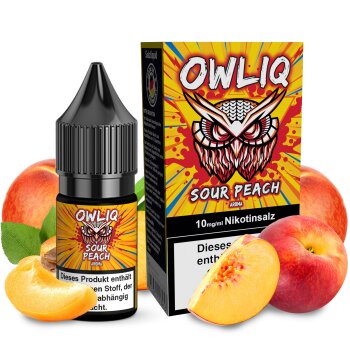 Liquid Sour Peach Aroma - OWLIQ 10 ml 10 mg