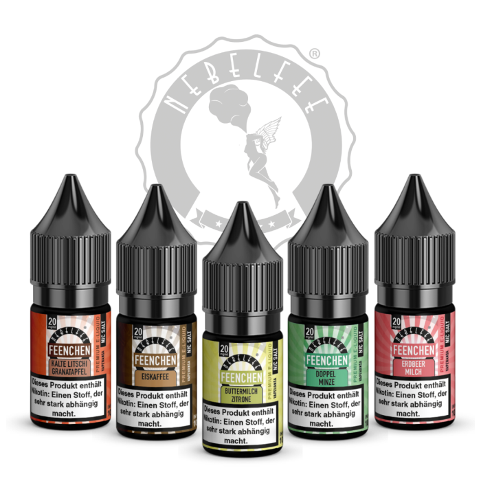 Nebelfee Feenchen Nikotinsalzliquid - Alle Sorten 10 ml