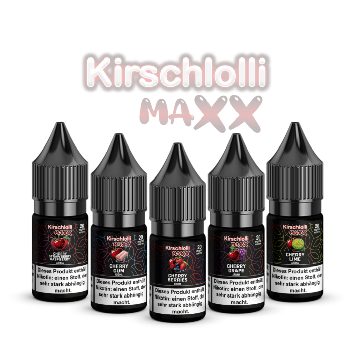 Kirschlolli MAXX Nikotinsalz - Alle Sorten 10 ml