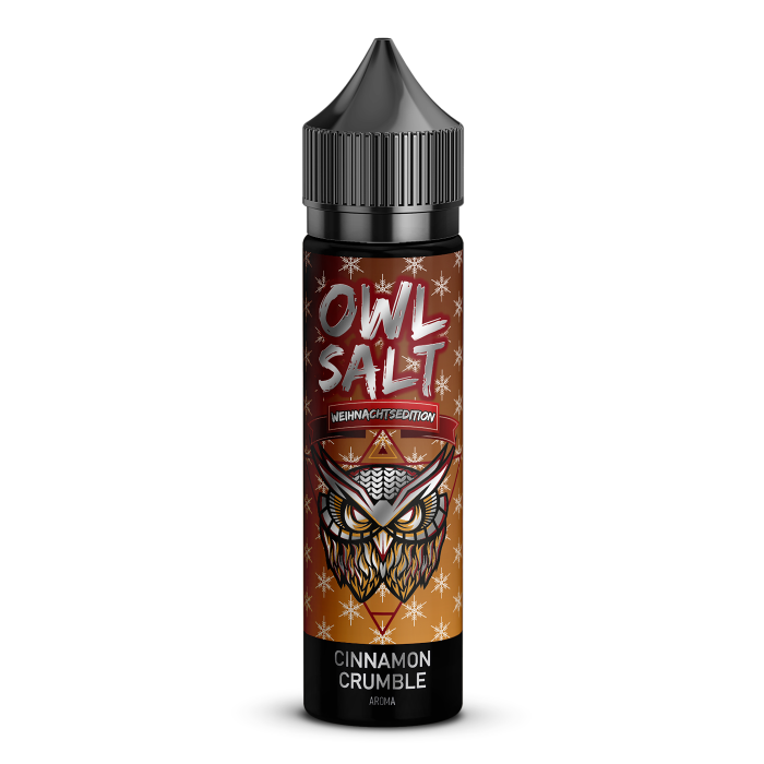 OWL Salt Longfill Cinnamon Crumble Aroma Weihnachtsedition 10 ml in 60 ml