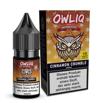 Liquid Cinnamon Crumble Aroma - OWLIQ Winteredition 10 ml...
